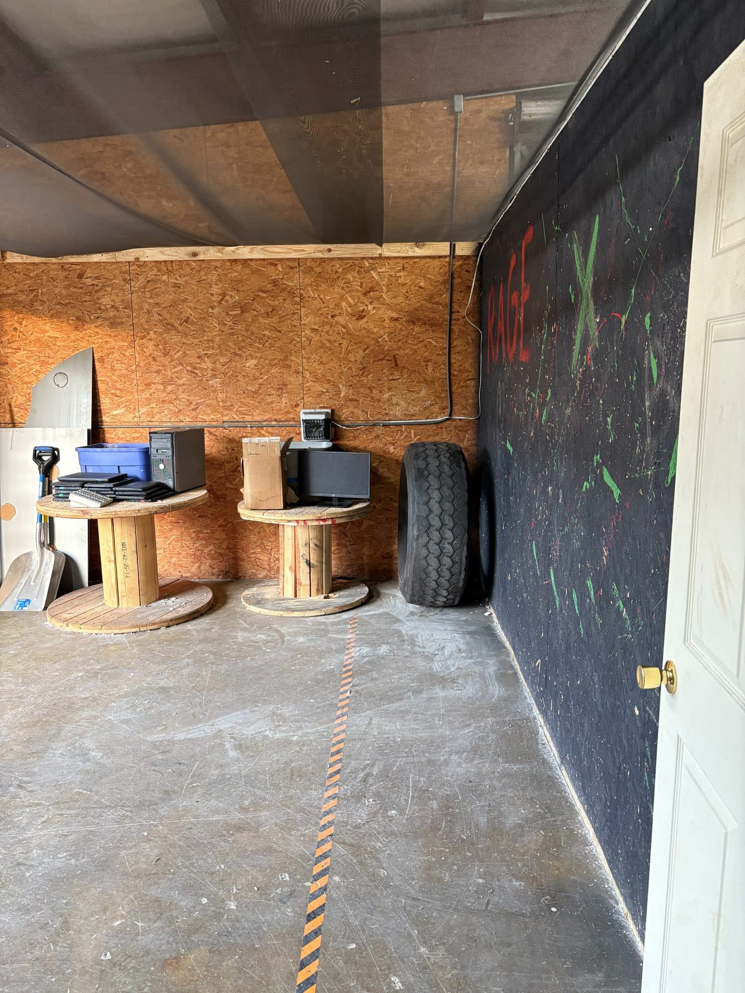 Rage room swept clean and cleared after Haul Tide cleanup